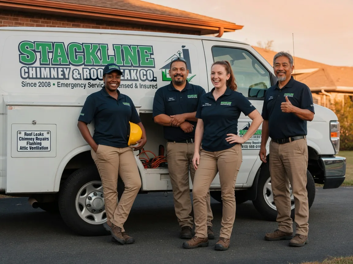 Chimney flashing repair company in Melvin, TX